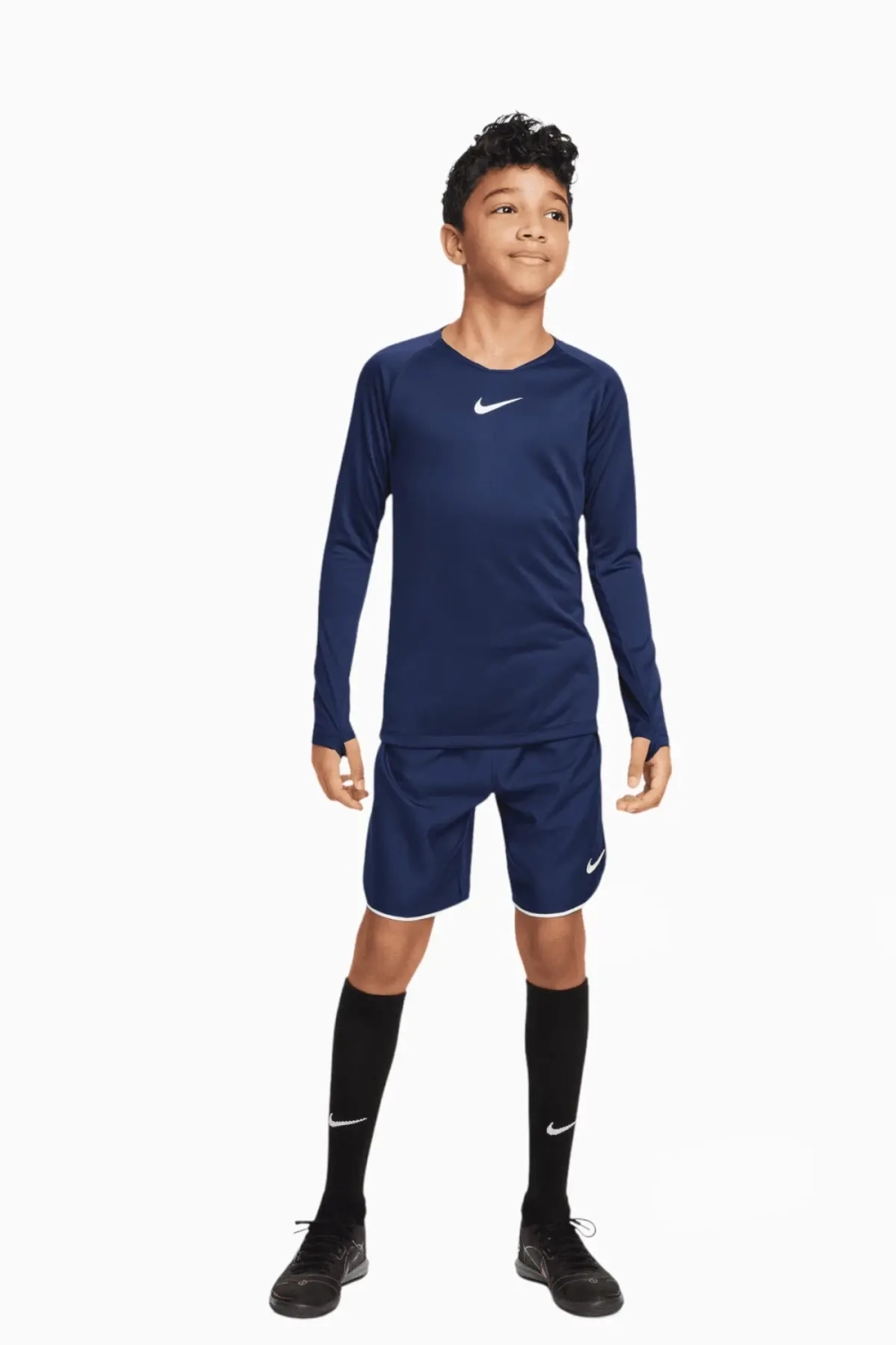 Термофутболка Nike Dry Park First Layer LS Детская - темно-синий