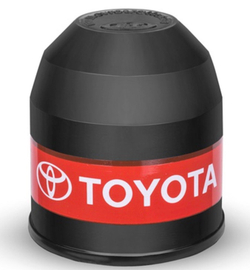 Черный колпачок на шар фаркопа с логотипом Toyota, пластик