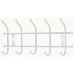 Вешалка настенная 5 крючков, 470, Матовый серый, ВНТ5/МС