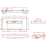 Раковина-моноблок Boheme Flat 100 859-100-CLCT, CALACATTA