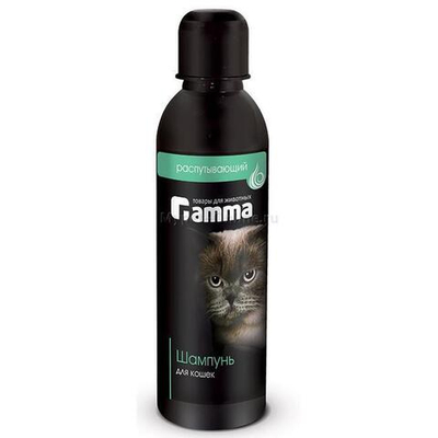 Шампунь для длинношерстных кошек с экстрактом ромашки, 250мл., Gamma