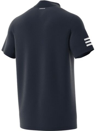 Мужское поло теннисное Adidas Primegreen Aeroready Club 3STR Polo - legend ink/white