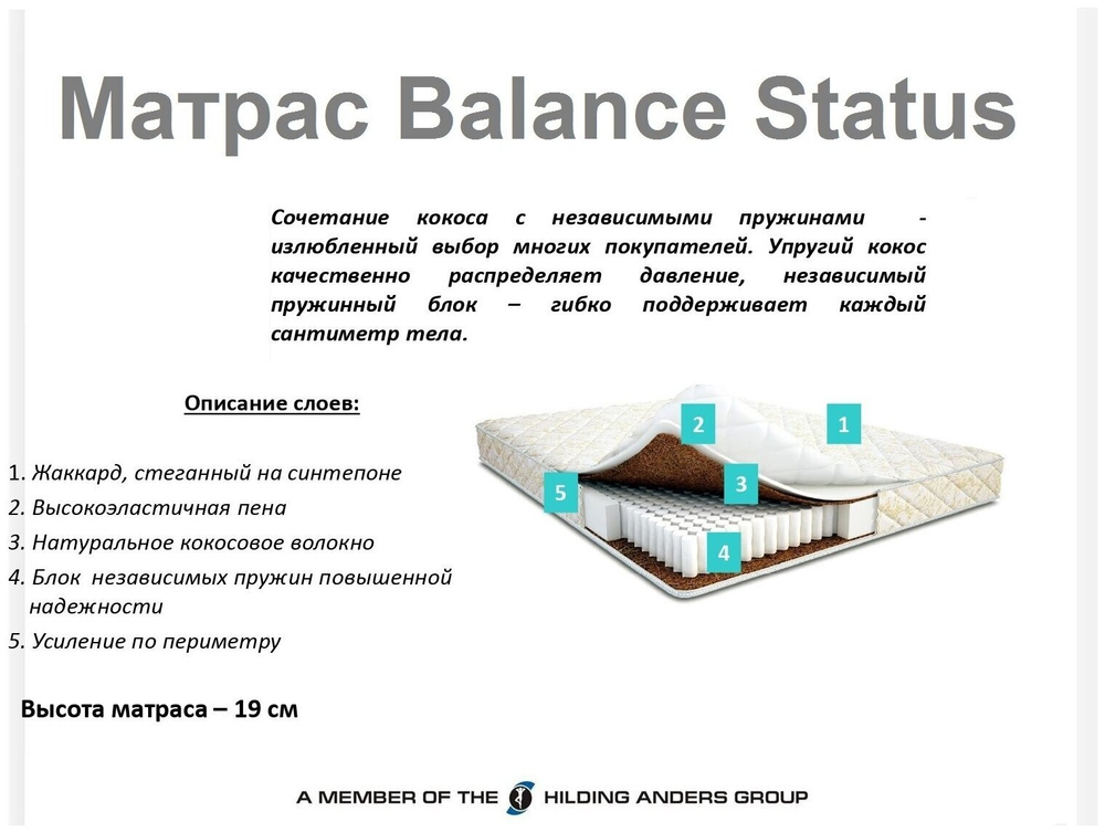 Матрас Balance Status 140х200