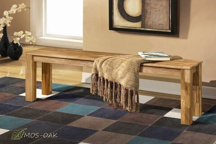 Скамья из массива дуба Клермон-02