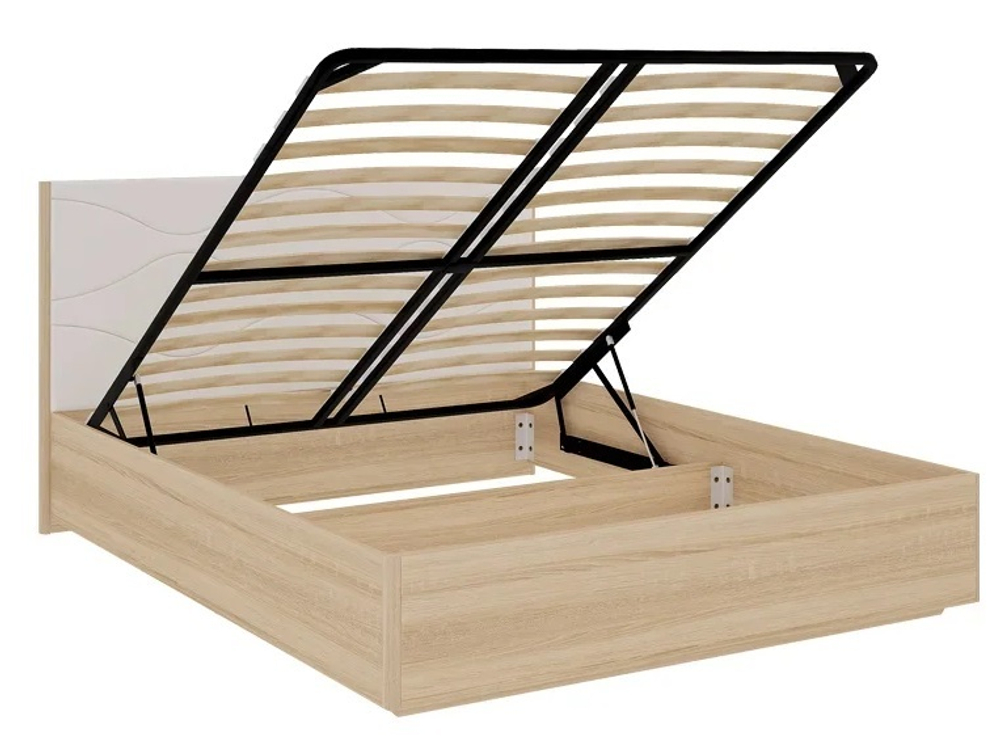 Зара (MebelSon) Кровать двухместная 1400мм с подъемным механизмом (люкс)