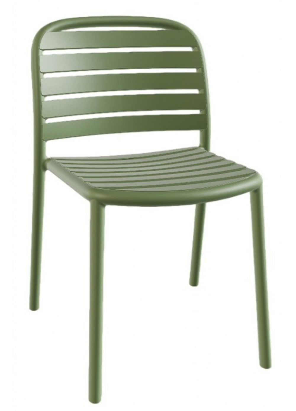 Стул пластиковый Papatya Tarabya-S, светло-зеленый