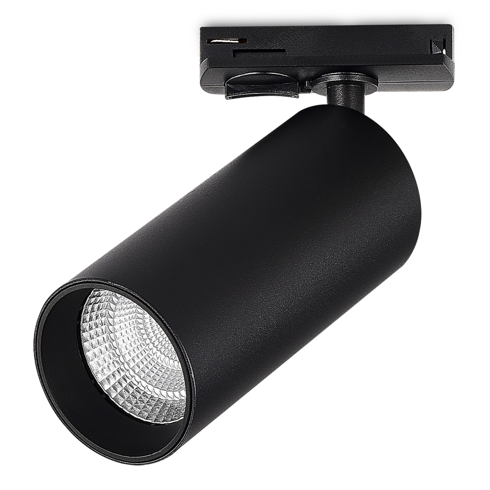 ST382.436.10.TRIAC Св-к трек. Черный LED 1*10W 3000K 900Lm Ra>90 36 IP20 D55xH125 220V