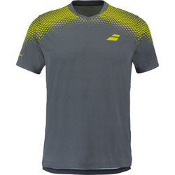 Теннисная футболка Babolat Aero Crew Neck Tee - grey/aero