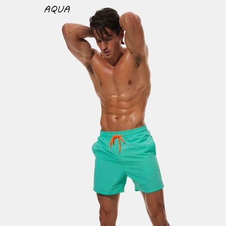 Мужские шорты бирюзовый Romeo Rossi 9504-2