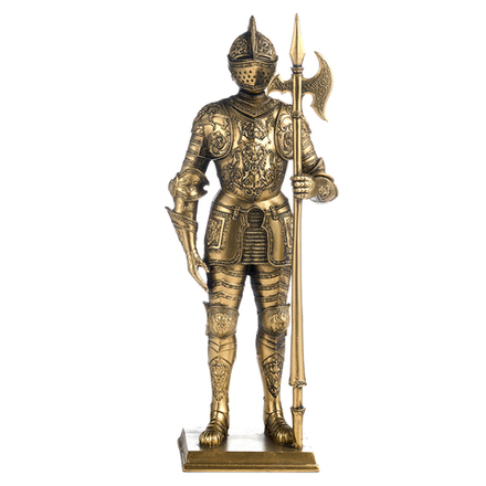 ФИГУРКА "РЫЦАРЬ" 13*8*33 СМ. СЕРИЯ "BRONZE CLASSIC" (КОР=12ШТ.)