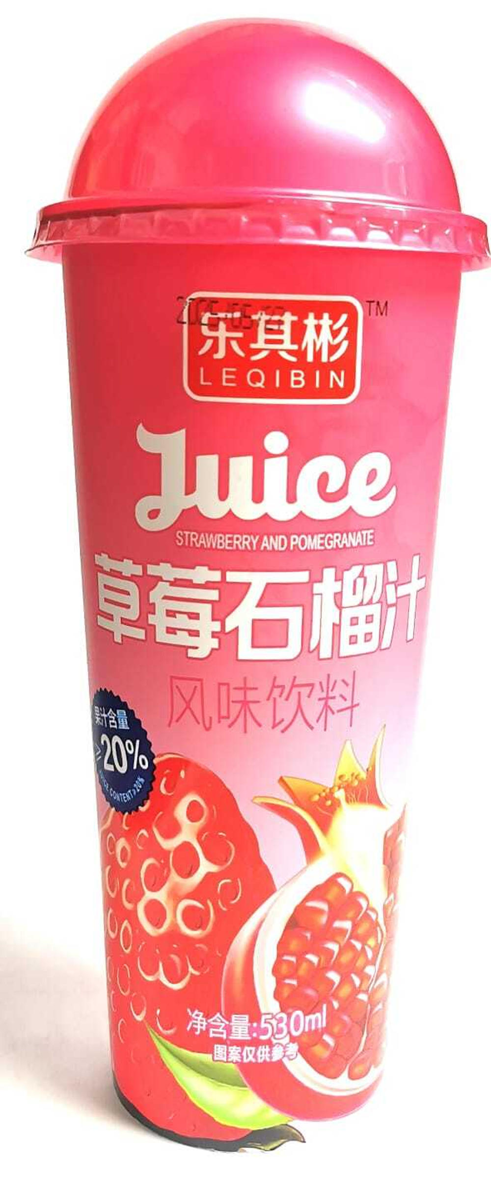 Фруктовый напиток Juice со вкусом клубника гранат 530мл