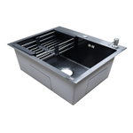 Мойка AZARIO кухонная NICOLE 600х500х220 нерж чёрная 0544