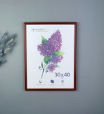 Фоторамка 30х40 см коричневая, без фактуры, арт. 3040.127262
