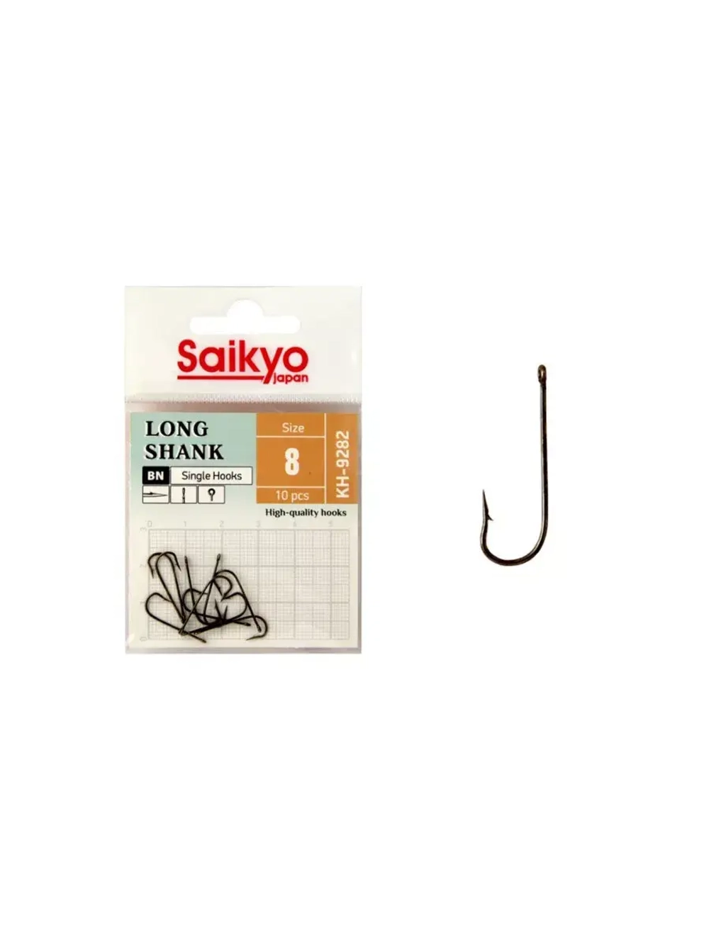 Крючки для рыбалки Saikyo KH-9282 BN LONG SHANK