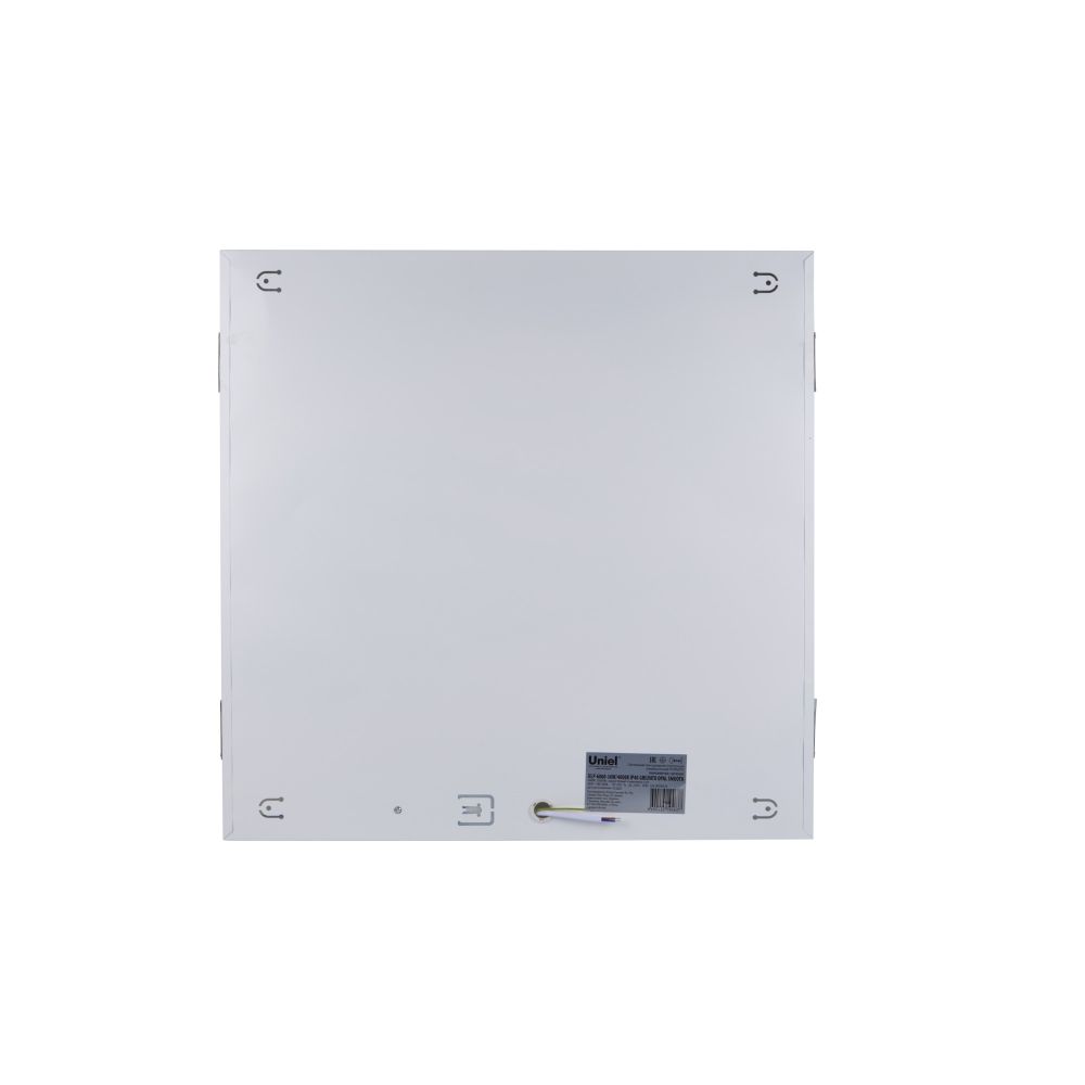 ULP-6060-36W-4000К IP40 GRILYATO OPAL SMOOTH Светильник светодиодный потолочный универсальный. Белый равномерный свет 4000K. 3500Лм. 588X588x25мм. Корпус белый. В комплекте с и-п. ТМ Uniel