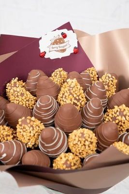 Букет из клубники в шоколаде Classic Шоколадный презент