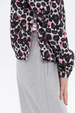 Ветровка Frieda Freddies 4738 коричневый леопард с розовым