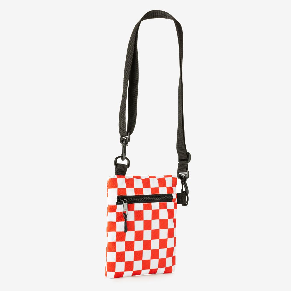 Сумка Карман версия '20 красно-белая клетка