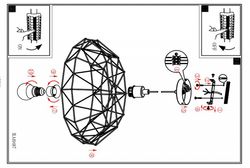 Подвесной светильник Eglo Carlton 2 49488