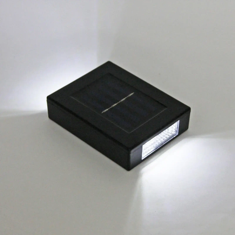 Фонарь садовый «Иллюзия» 10,8*8,4*2,7 см, на солнечной батарее (свечение белый) 4 LED