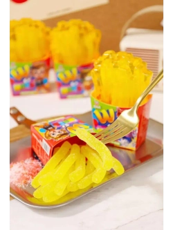 Жевательный мармелад Картофель Фри с шипучкой 65 г * 3 шт