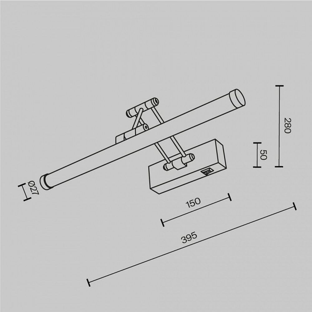 Подсветка для картины Maytoni Luster MIR268WL-L3W3K