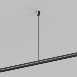 TR5537-BK Подвес для штанги серия Rod H200-1200мм, IP20, черный, сталь