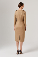 51597 Платье женское (кофейно-бежевый)