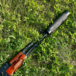 ДТКП закрытого типа Макси Лонг v2 на Сайга, (.308 Win, 7,62x39, М24x1,5 правая), Matilda MG Ultra