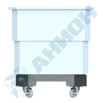 Контейнер 500 л на подставке с колесами Анион 500 л. прямоугольный (1190x795x870см;белый) - арт.559516