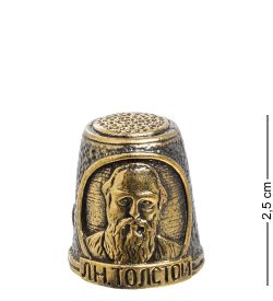 AM-1421 Наперсток «Толстой Л.Н.» (латунь)