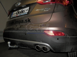 Фаркоп оцинкованный Galia H091C для Hyundai Santa Fe 2012-2018, Kia Sorento 2012-2015, 2015-(паспорт и сертификат в комплекте)(без электрики)