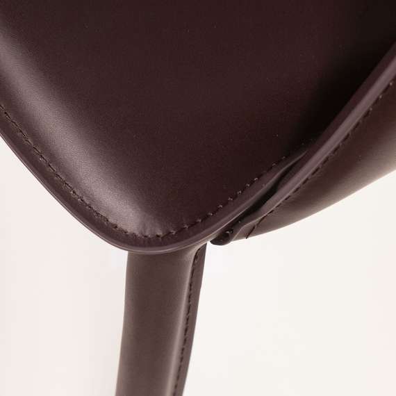 Стул Gio, коричневая кожа