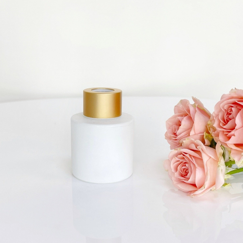 Флакон для диффузоров круглый матовый, белый 50 мл