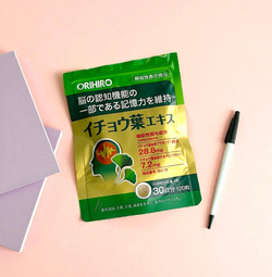 Экстракт гинкго билоба от Orihiro. Упаковка на 30 дней.