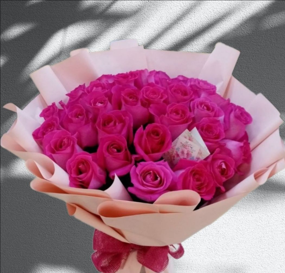 33 розы Топаз Самовывоз 23.04