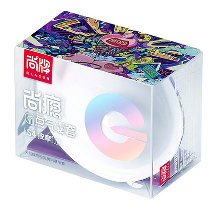 Презервативы с мягкими шипами Elasun G-Spot Air Bag X5 - 1 уп (2 шт)