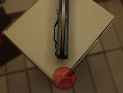 Нож Spyderco Shaman - рукоять зеленый G10, клинок Coyote