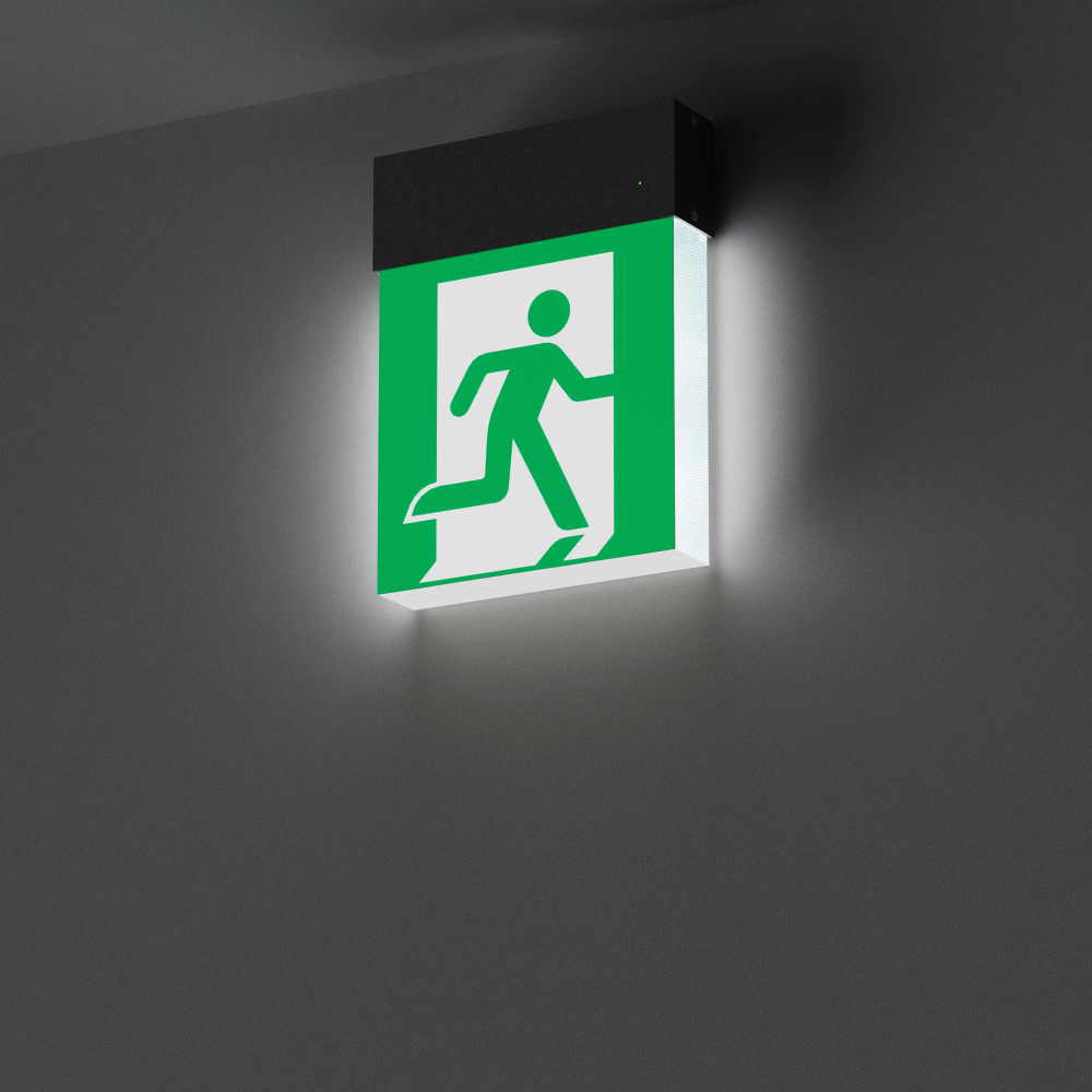 Световой указатель EMG-MARK-S-3H-BK (Arlight, IP40 Металл, 5 лет) 059801