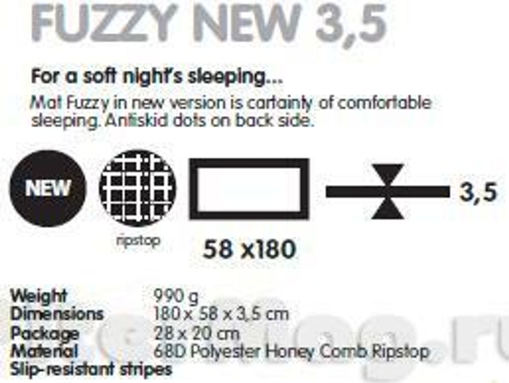 Коврик Husky Fuzzy New  (180х58х3,5)