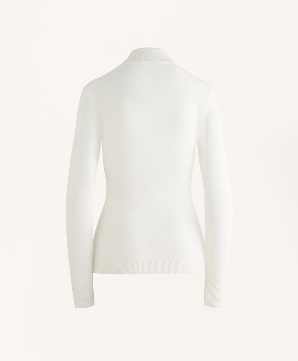 Oysho Термофутболка Base Layer с 10% кашемира, экрю