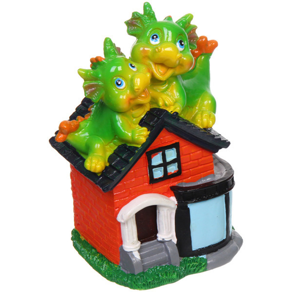 Фигурка «Дракоши на доме» 13,5*10*7 см, микс