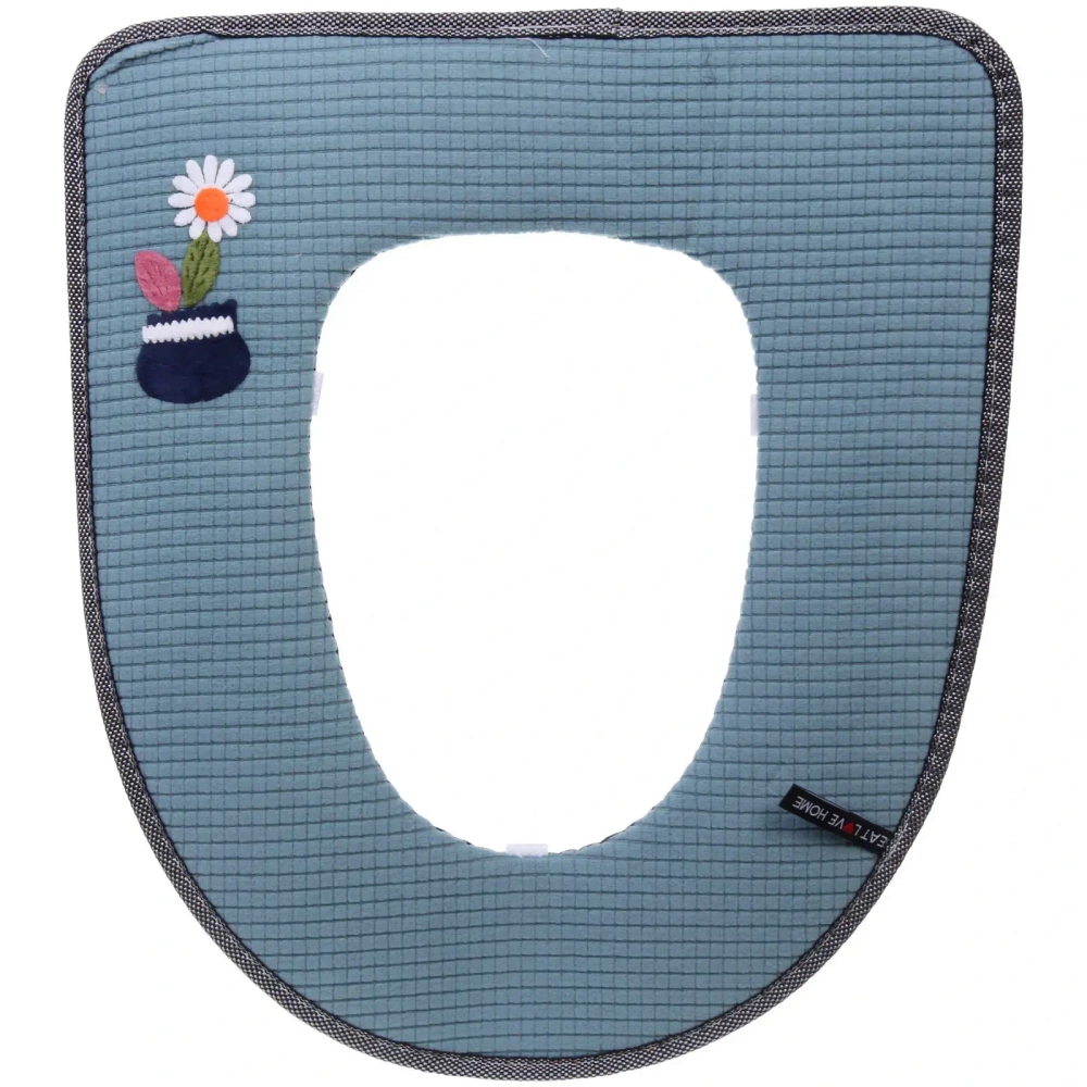 Чехол для сиденья унитаза «Кактус»мятный