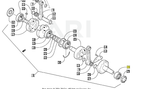 Подшипник колен.вала Arctic Cat 3005-994