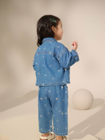 Куртка джинсовая и джинсы в комплекте для девочки Next E86-967, Синий