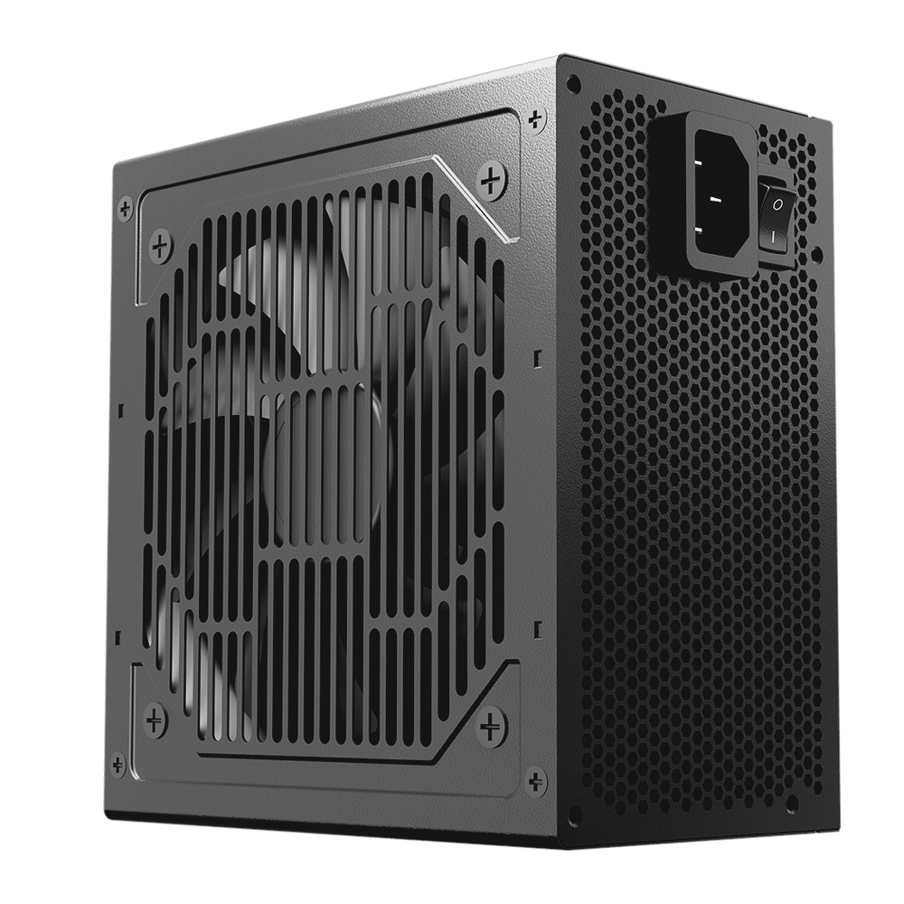 Блок питания PCCooler  550W, KF550, Non Modular, 80+ WHITE, КПД ≥85%, Fan 120mm, Черный, P3-F550-W1H