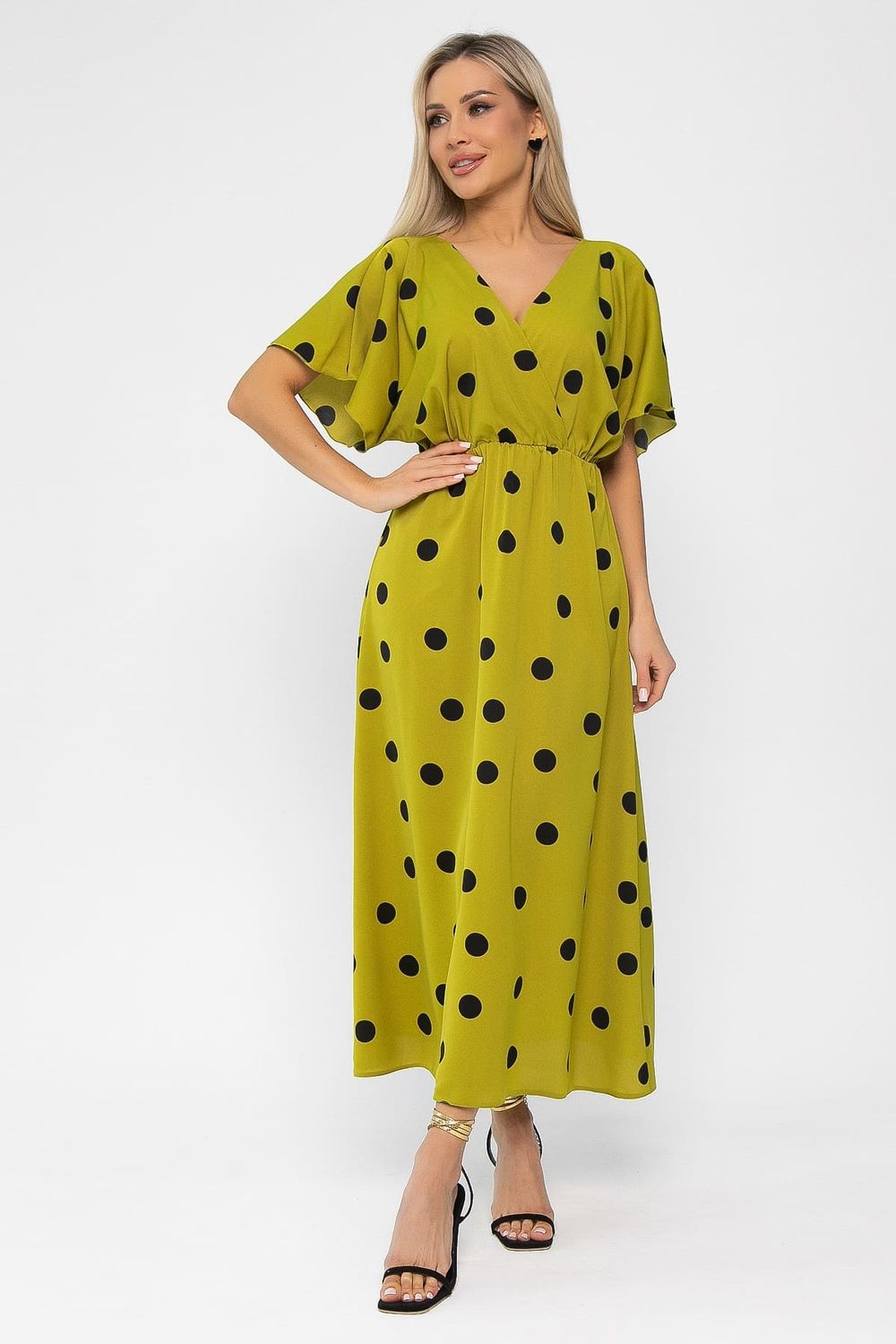 Платье Летнее настроение (зеленое яблоко) П13729-7М LT Collection