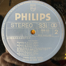 Винтажная виниловая пластинка LP Franz Schubert Франц Шуберт, Gerard Souzay, Dalton Baldwin, Der Lindenbaum Und Andere Lieder (Нидерланды 1977)