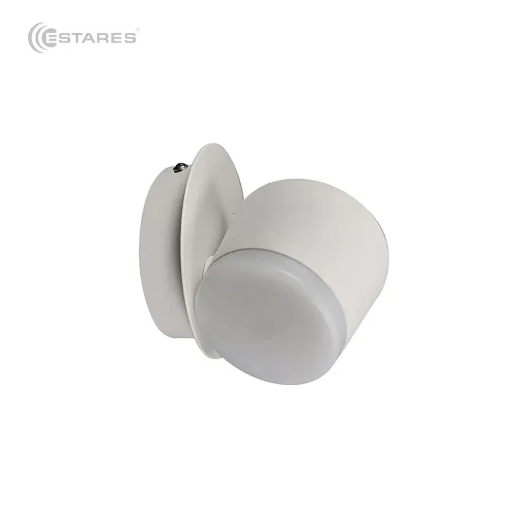 Светодиодный светильник, бра  ABAZUR 12W R-130-WHITE/WHITE-220-IP40