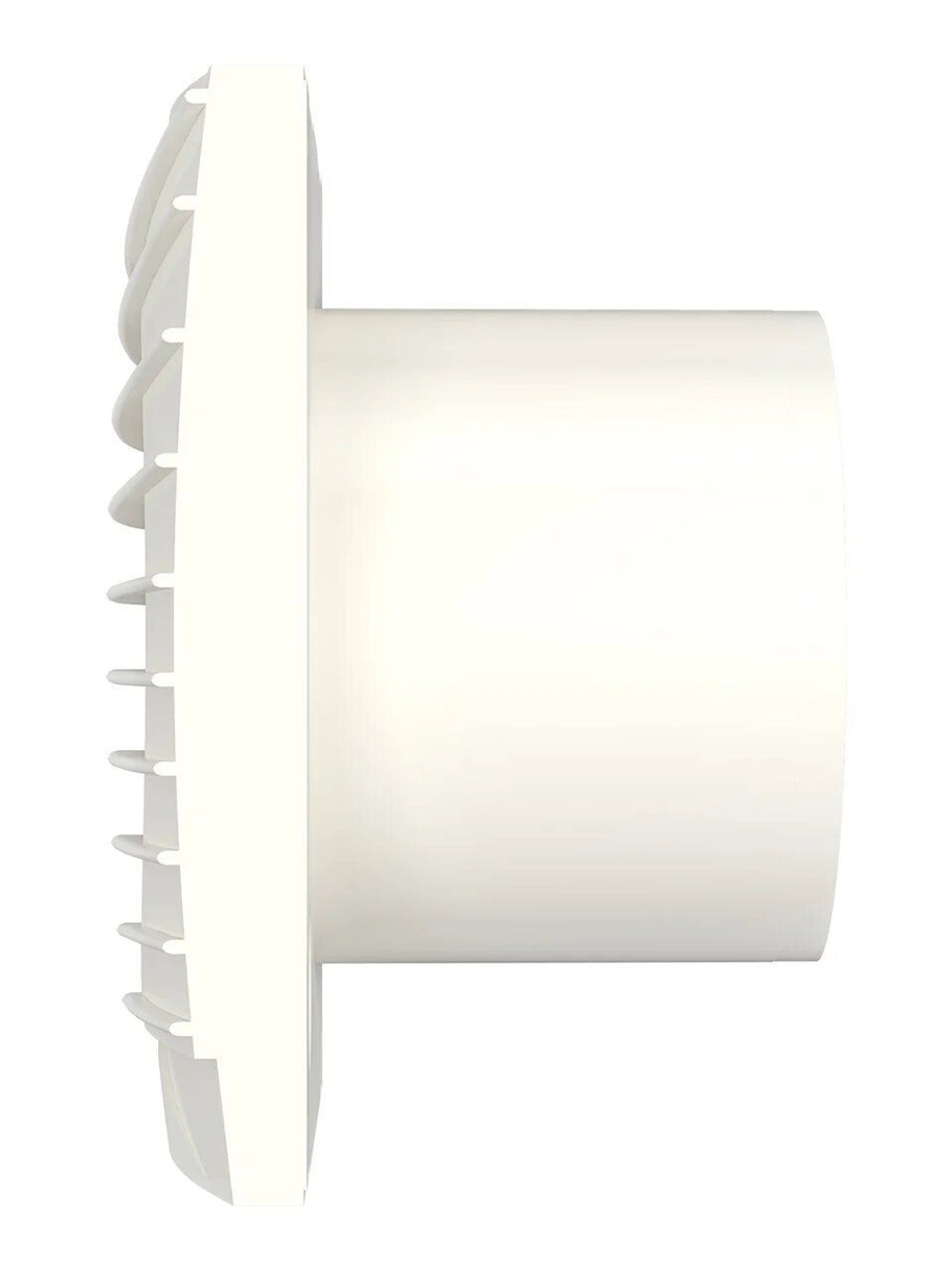 Вентилятор накладной SILENT D100 обр.клапан Ivory DICITI